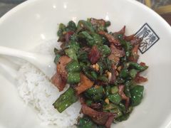 青椒瘦肉条-德天顺盖码饭(人民西路店)