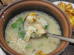 象拔蚌扇贝粥-适口餐厅砂锅粥(公信路总店)