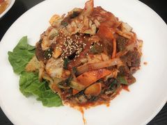 泡菜炒五花肉-黑山岛餐厅