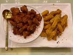 蒜香骨拼金沙南瓜-新君悦国际酒店