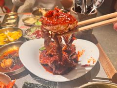 -草家酱蟹炭火烤肉店(珲春南路一店)