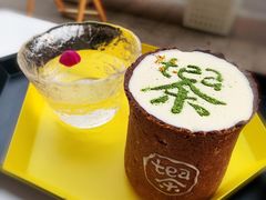 饼干杯奶盖茶-茶是一枝花泡茶店