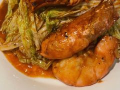 大虾炒白菜-吕氏疙瘩汤·私家菜馆(慈云寺店)