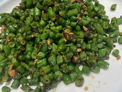 榄菜肉碎四季豆-乾隆美食·本帮菜(黄河路店)