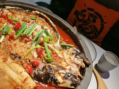 蒜香味烤鱼-鸣记脆皮烤鱼·海鲜烤鱼(三八广场店)