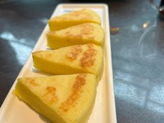 煎小米糕-山水茶艺馆·点心粤菜·30年老字号