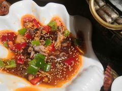 -东来菜馆•手抓海鲜家常菜•海鲜锅贴(鸽子窝店)