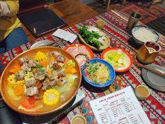 大理白族腊排骨火锅-火塘云南烧烤大排档