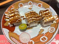 爆浆厚汁鹅肝手握-仙隐小鹿料理食堂(惠济万达店)