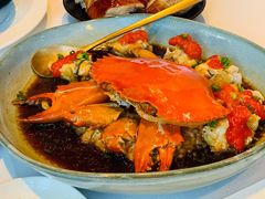 蒸青膏蟹配云南头菜肉饼-三号黄浦会Canton Table