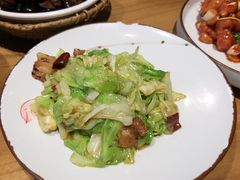 花舰子炒牛心菜-顺承小院儿