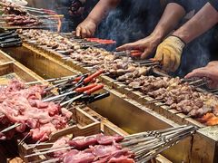 喀什烤肉-沙州食驿·非遗小吃夜市