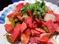 爽口萝卜-月见山烧鸽子海鲜小串