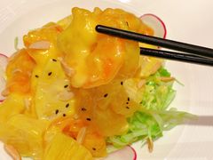 菠萝虾球-浦华大酒店-台南担仔面海鲜楼