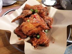 炸鸡翅一半一半-富乐满韩国正宗炸鸡韩国料理(虹泉路店)