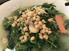 上汤白豆浸桑叶-水乡人家私房菜(逢简店)