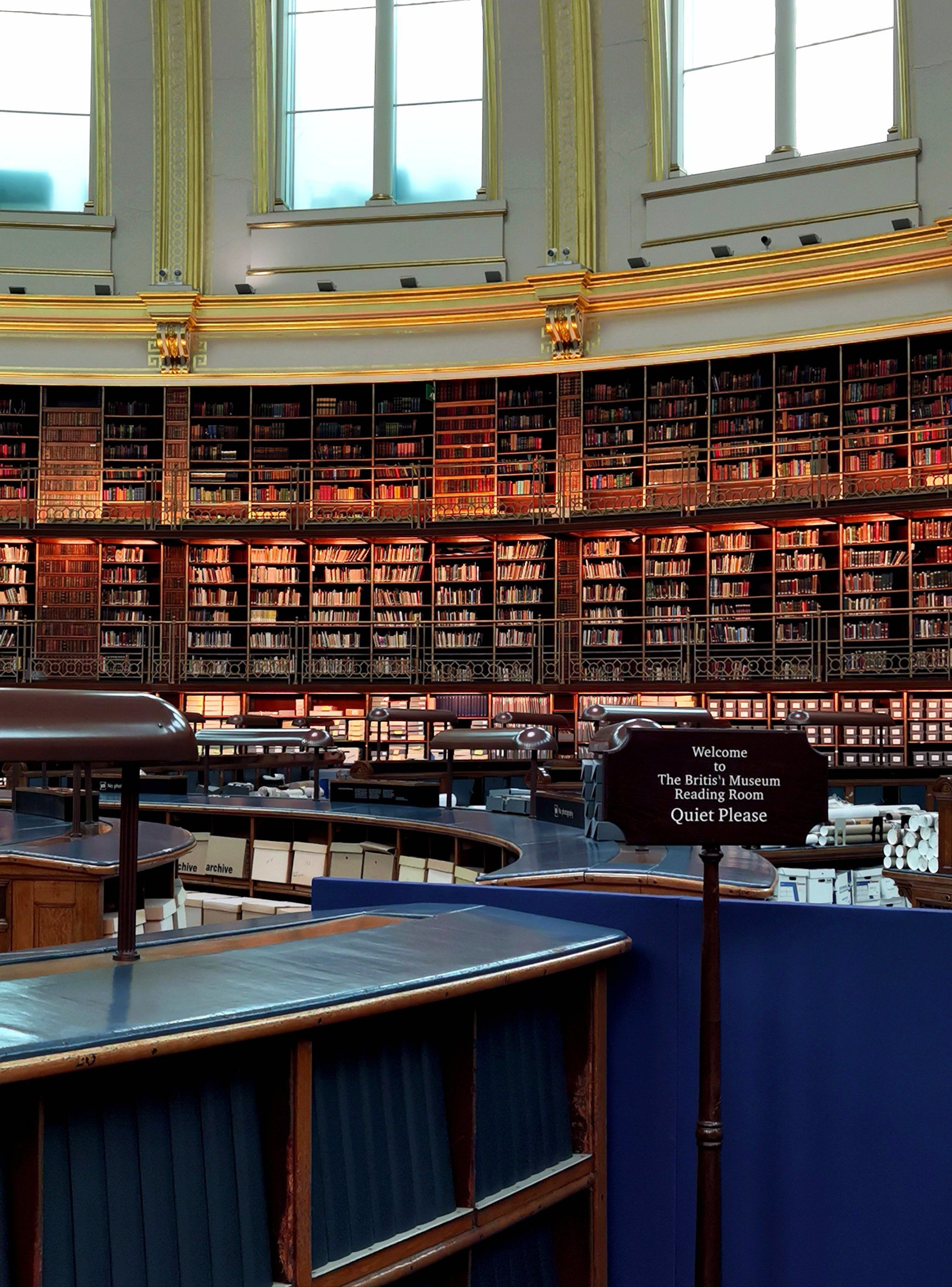 大英博物馆里的图书馆