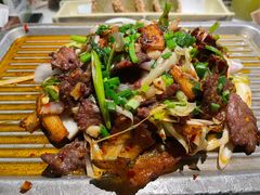 葱椒爆牛肉-绿茶餐厅(南方商城店)