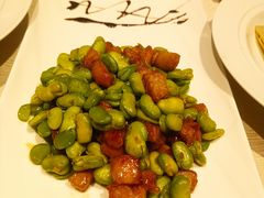 蚕豆瓣炒猪颈肉-唐拉雅秀酒店-唐苑中餐厅