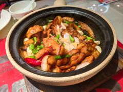 啫啫猪颈肉-恭喜上堓砂锅焗·海鲜大排档(闵行龙湖店)