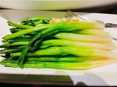 蒜香油爆菜心-杭州西子湖四季酒店·金沙厅