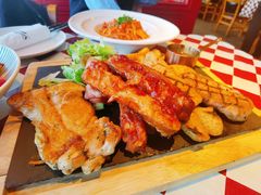 烧烤拼盘-鲨鱼美式餐厅酒吧Sharky