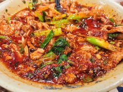 水煮肉片-雨田饭店