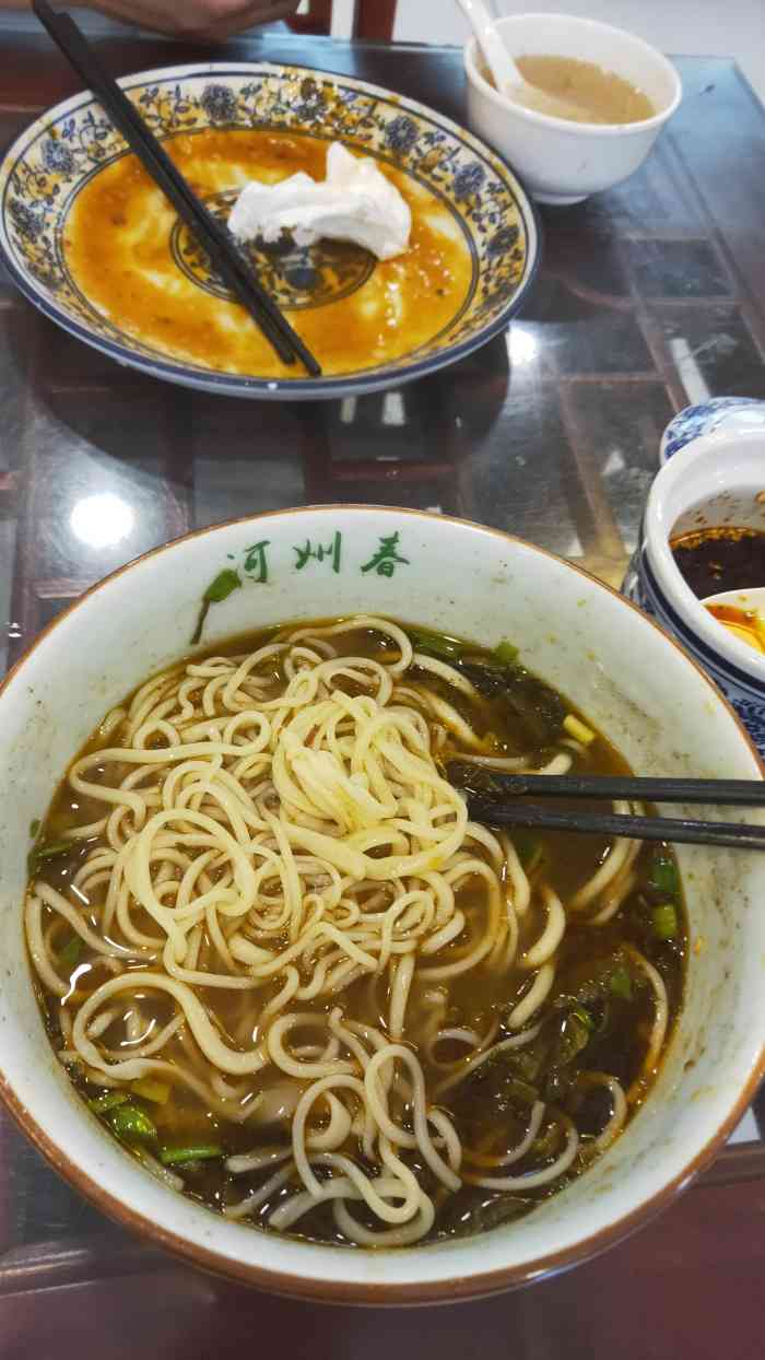 河州春穆斯林特色餐厅(虎踞路店"丫头要吃牛肉拉面,继续河州春03