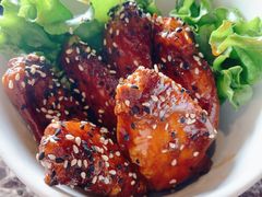黑白芝麻鸡翅-Lets burger非常汉堡·环球风味(蓝色港湾店)