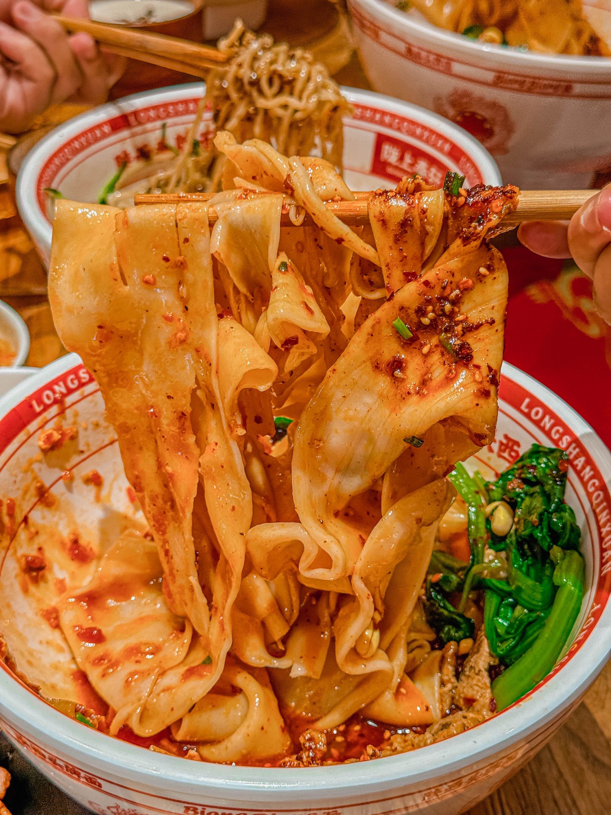 杭州!这碗陕西面,放心闭眼点!