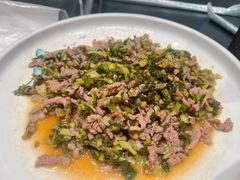 雪菜牛肉丝-食光慢宴·安吉土菜馆