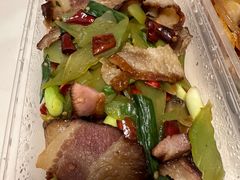 莴笋炒腊肉-胖墩重庆面馆(鹏广达·公园道店)