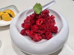 天然蜂蜜拌树莓-吉林省林业宾馆-餐厅