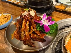 -明洞阿姨·韩式酱蟹烤肉·创意料理(三元桥店)