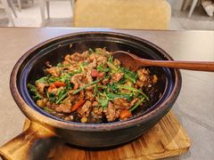 沙姜啫黄牛肉-不二啫·广府啫啫煲(江燕路万科里店)