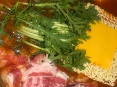 部队火锅加芝士-HOTISLAND海鸡岛·韩国料理(江南西店)