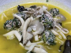 菌菇烩菜菜丸子-华庭苑农家乐(旺山店)