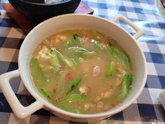 姜酒鸡汤浸丝瓜-小粤楼·怀旧粤菜(万辉国际广场店)