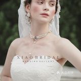 #潇婚纱艺术｜天津婚纱礼服  层叠的轻质白纱