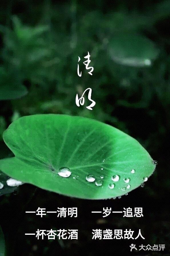 今天是清明节同时也是全国哀悼日在此期间