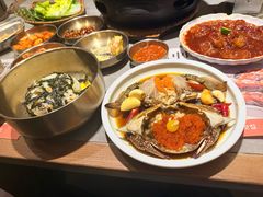-草家酱蟹炭火烤肉店(珲春南路一店)