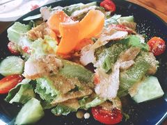 香煎鸡胸肉沙拉-鱼骨咖啡馆FISHGROOVECOFFEE(大学城店)