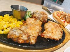 嫩烤多汁双味鸡排-卢家妈妈·西餐厨房(卜蜂中心店)