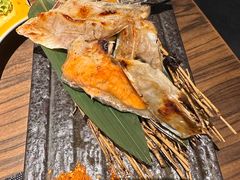 盐烤三文鱼头-品米斗·精致料理(浦东禹悦汇店)