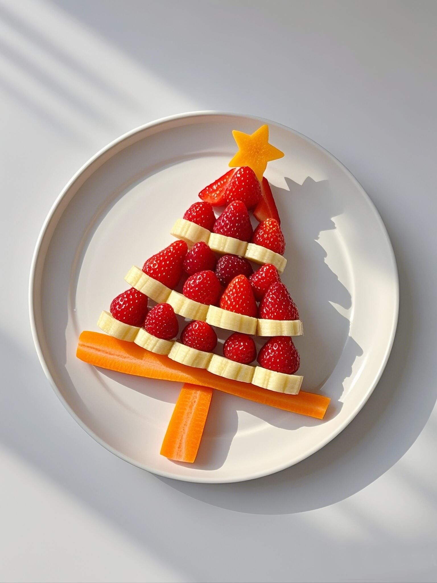 🎄🍓 水果圣诞树拼盘,宝宝的专属圣诞惊喜