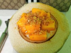 招牌青椰子冻加芒果-广德记·椰子冻手制甜品(福田总店)