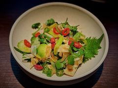 老虎菜热炝烟台鸟贝-随堂里