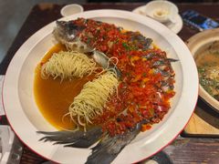 有机剁椒大鱼头捞面-永安鱼庄·镇江菜(东吴路店)