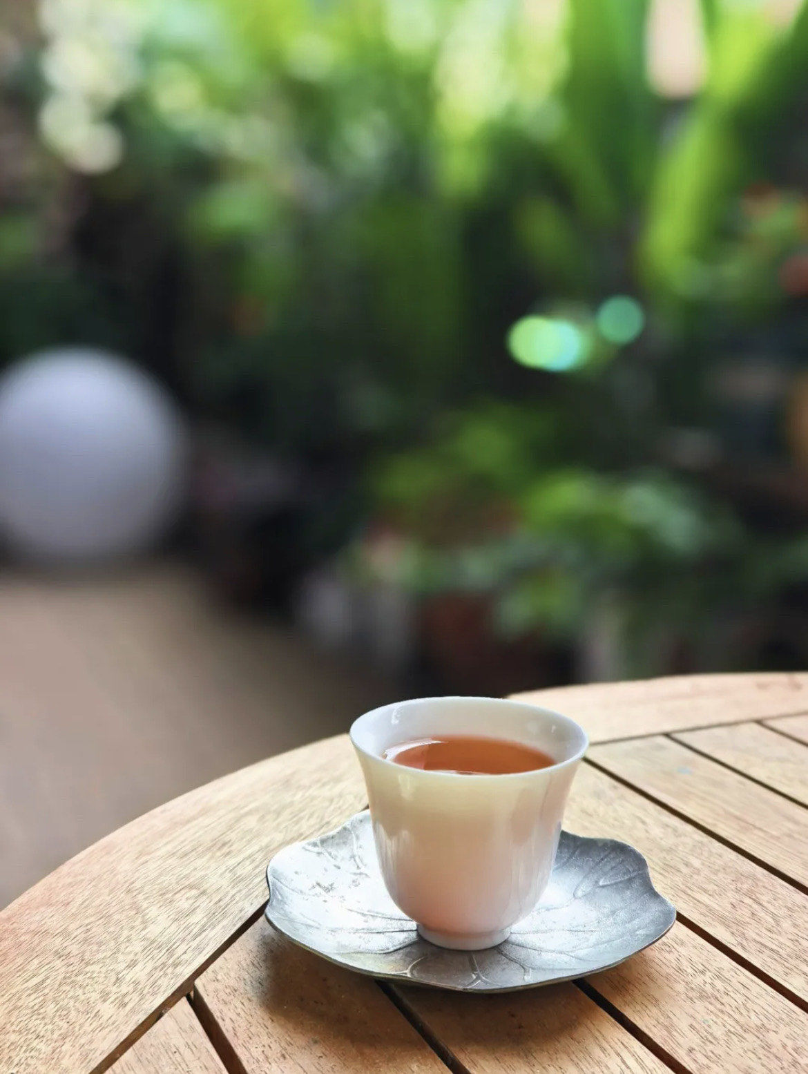 一杯茶的闲适午后