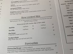 菜单-The Meat & Wine Co Southbank(南岸店)